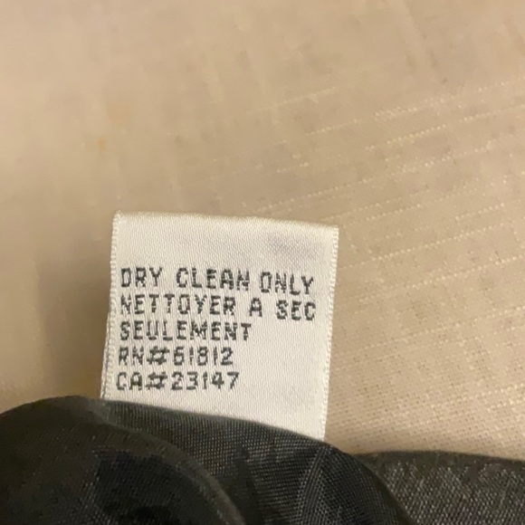 Talbots Black Asymmetrical Sheath Dress V-Neck Sleeveless - Picture 11 of 11